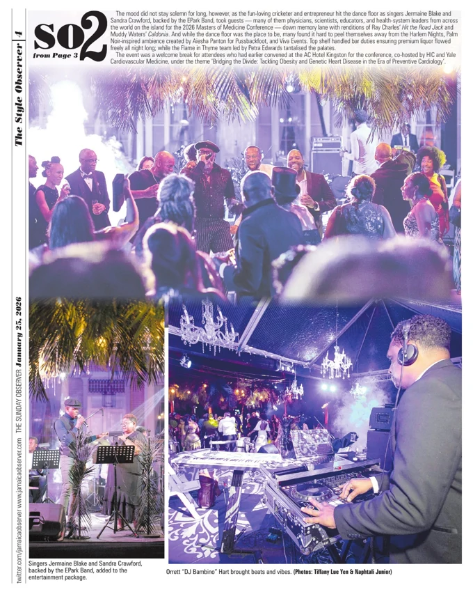 Newspaper clipping: The music and moments of Palm Noir
