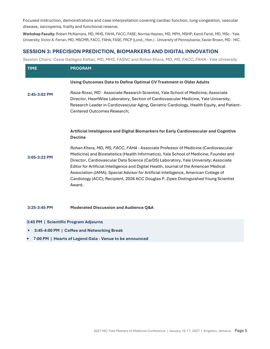 Final scientific programme, page 5: AI & biomarkers