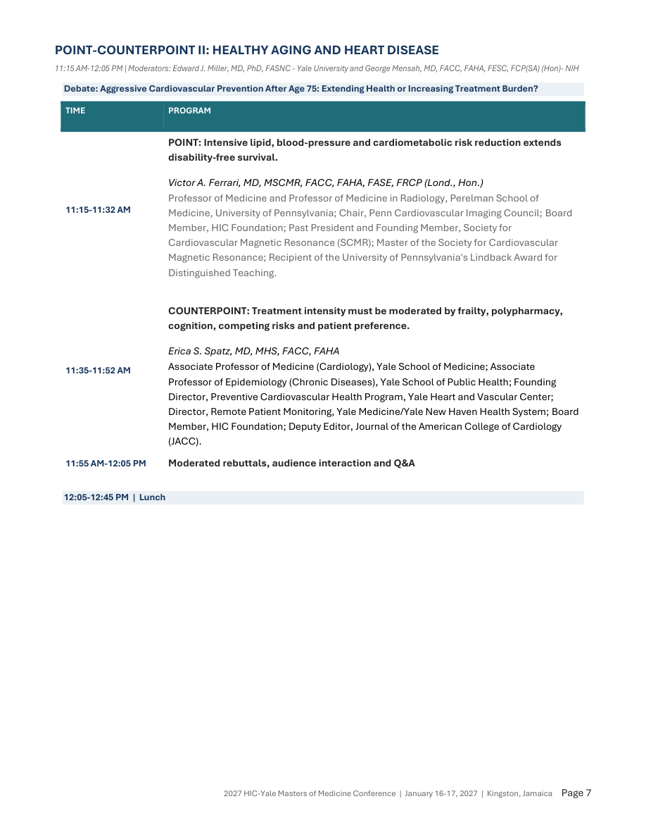 Final scientific programme, page 7: Prevention debate